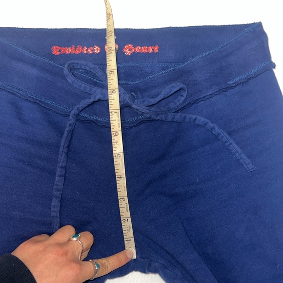Twisted Heart Blue Tracksuit Sweat Pants, size small, 100% cotton - Picture 6 of 8